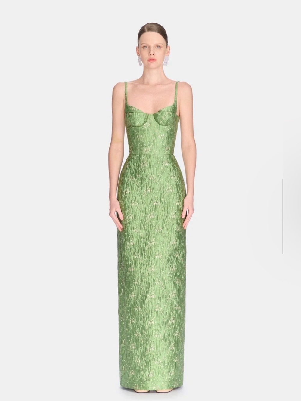 Montsand Brocade Bamboo Maxi Dress